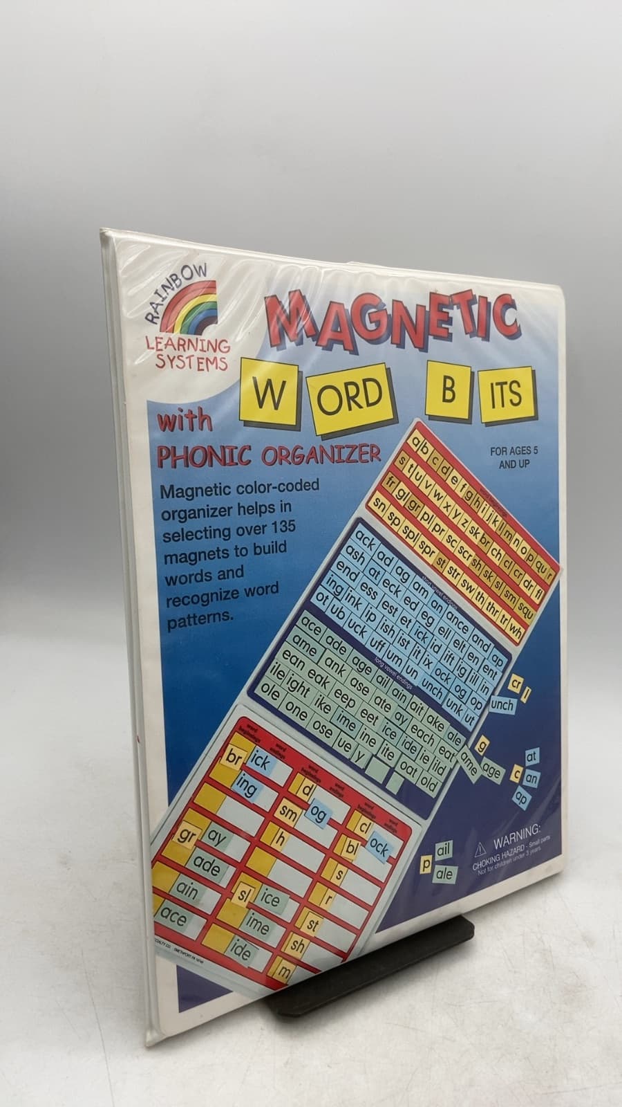 Magnetic Word Bits with Phonic Organizer - front cover