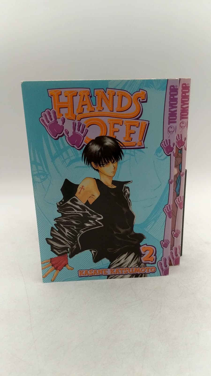 Hands Off! Volumes 2 & 7 by Kasane Katsumoto - front cover