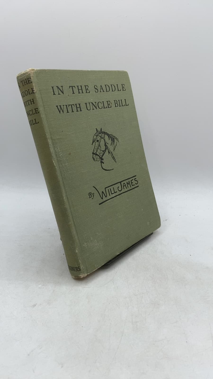 IN THE Saddle With Uncle Bill by Will James - front cover