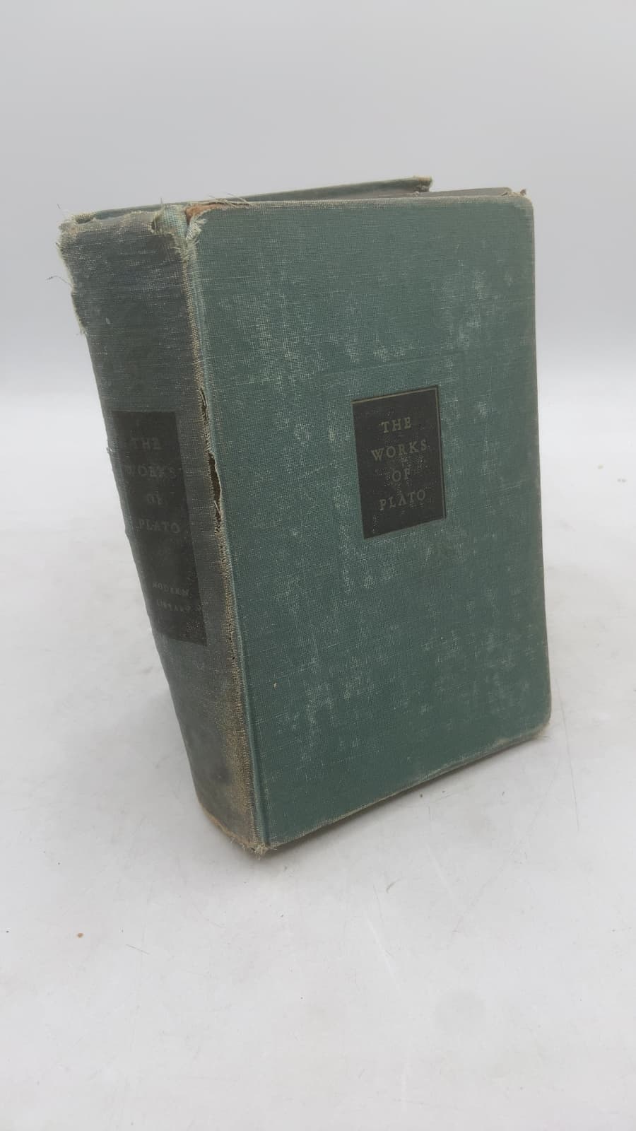 THE Works OF Plato by Irwin Edman - front cover
