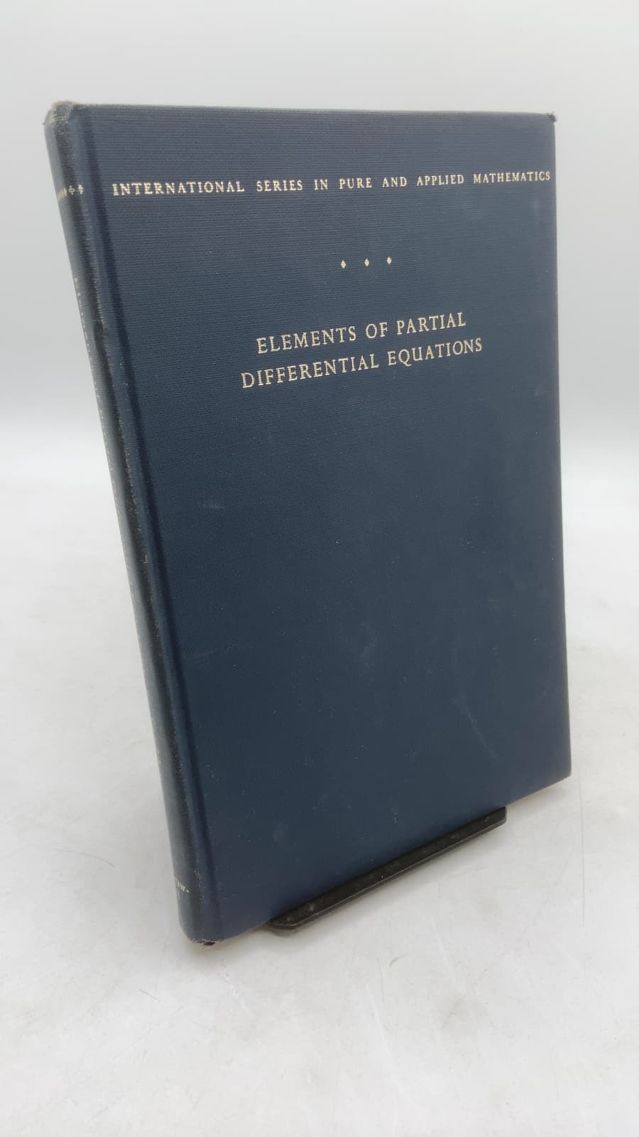 Elements of Partial Differential Equations by Ian N. Sneddon - front cover