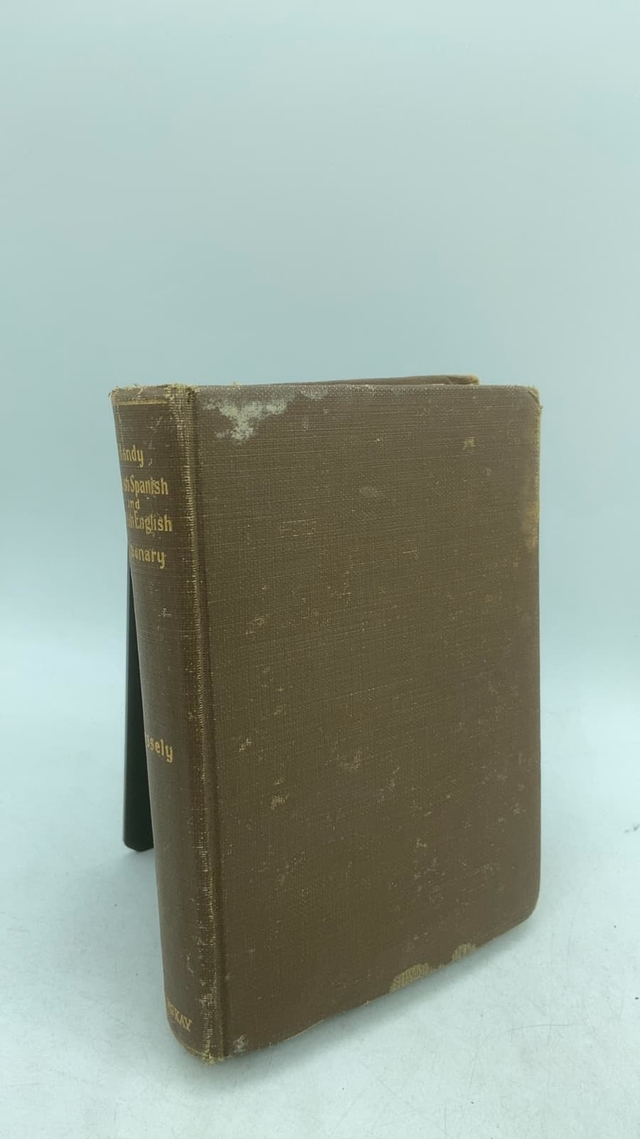 Handy Dictionary of the English and Spanish Languages by Wessely and Gironés - front cover