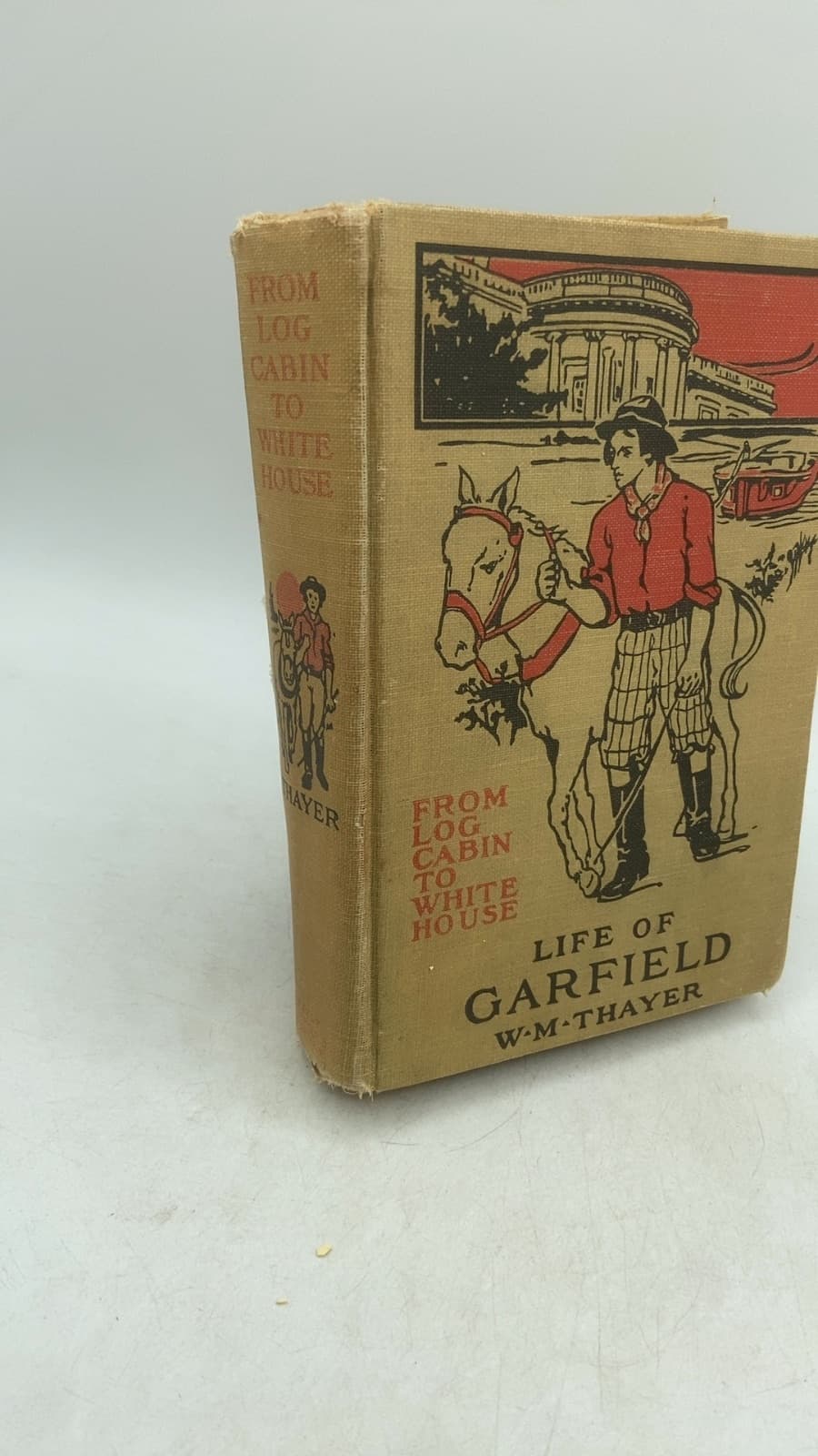 From Log Cabin to the White House: The Life of James A. Garfield by William M. Thayer - front cover