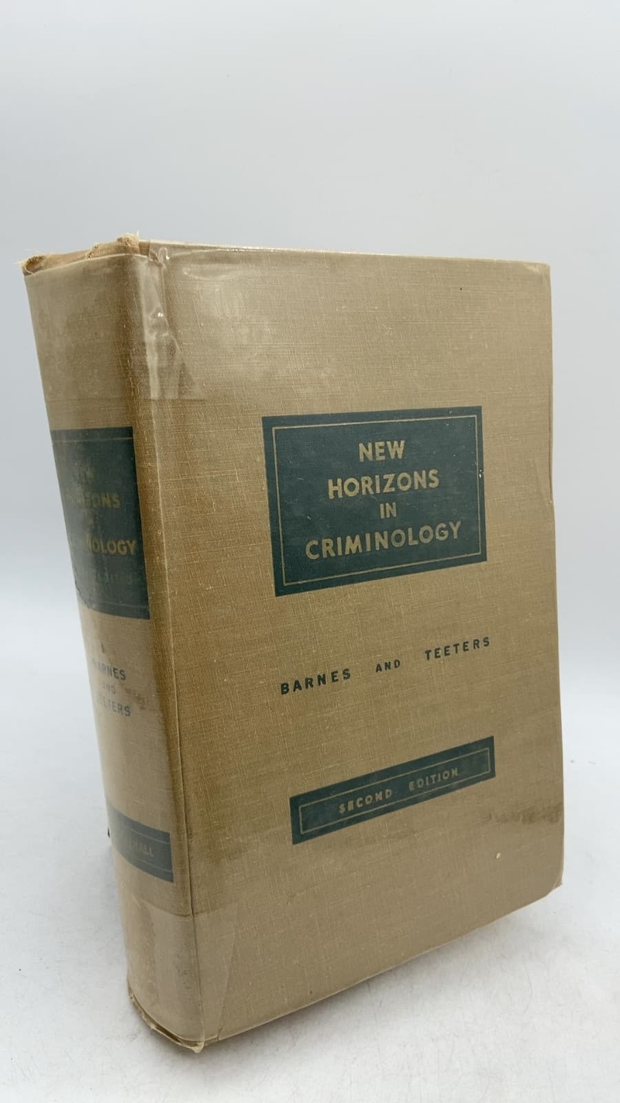 New Horizons in Criminology by Harry Elmer Barnes and Negley K. Teeters - front cover