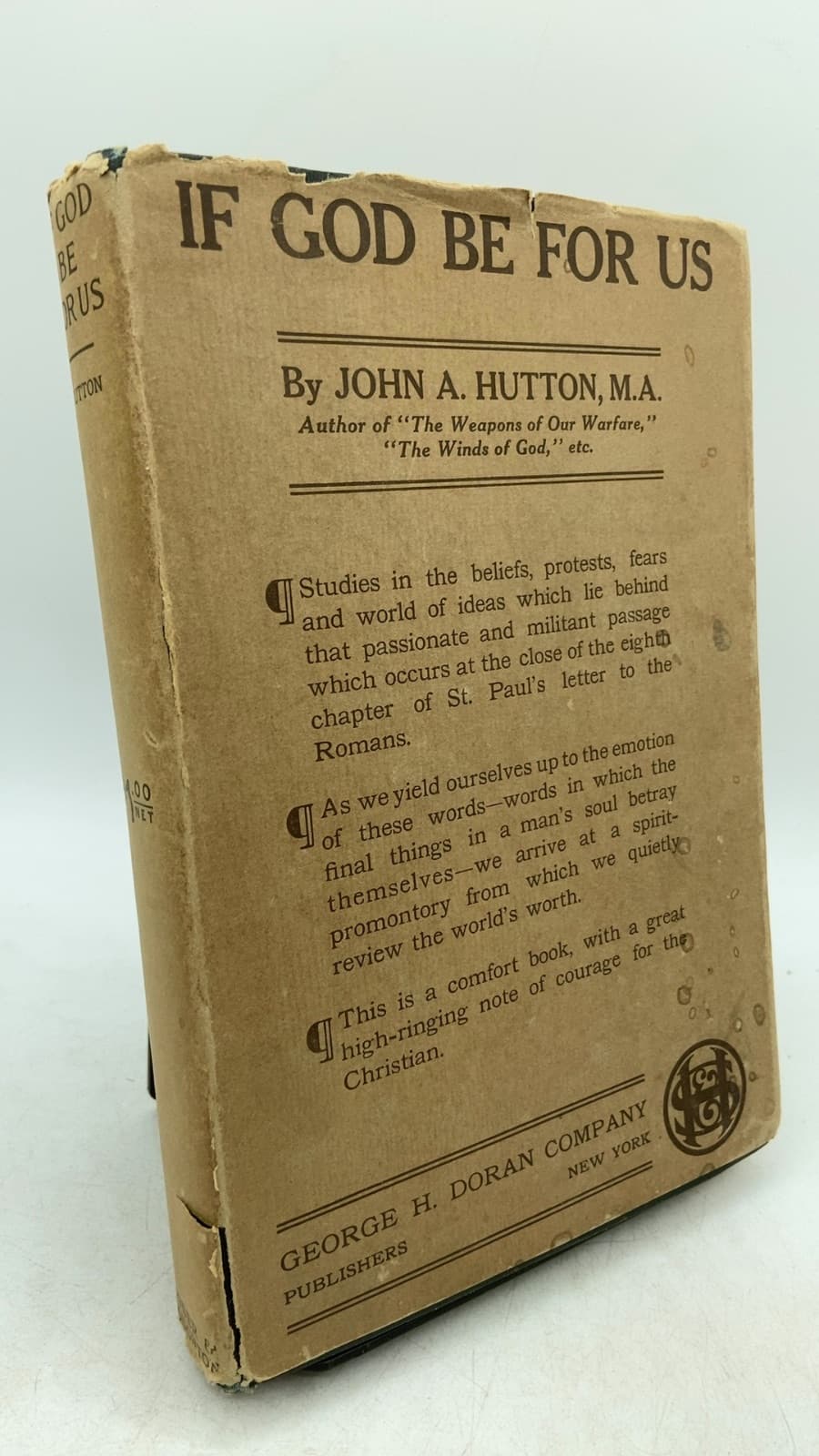 IF GOD BE FOR US by John A. Hutton, M.a. - front cover