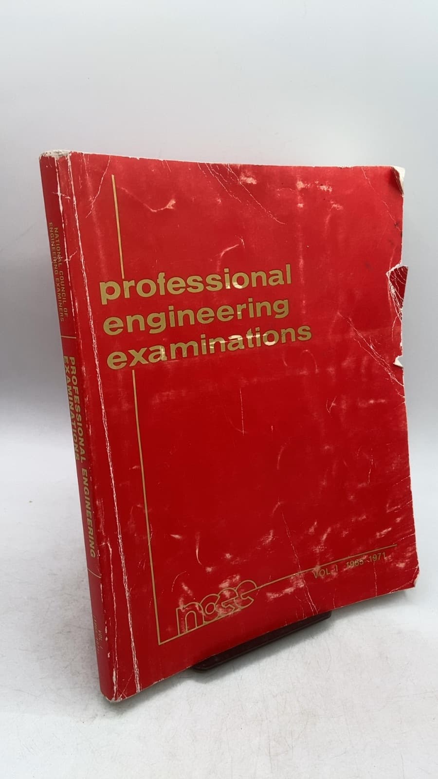 Professional Engineering Examinations Volume I (1965-1971) - front cover