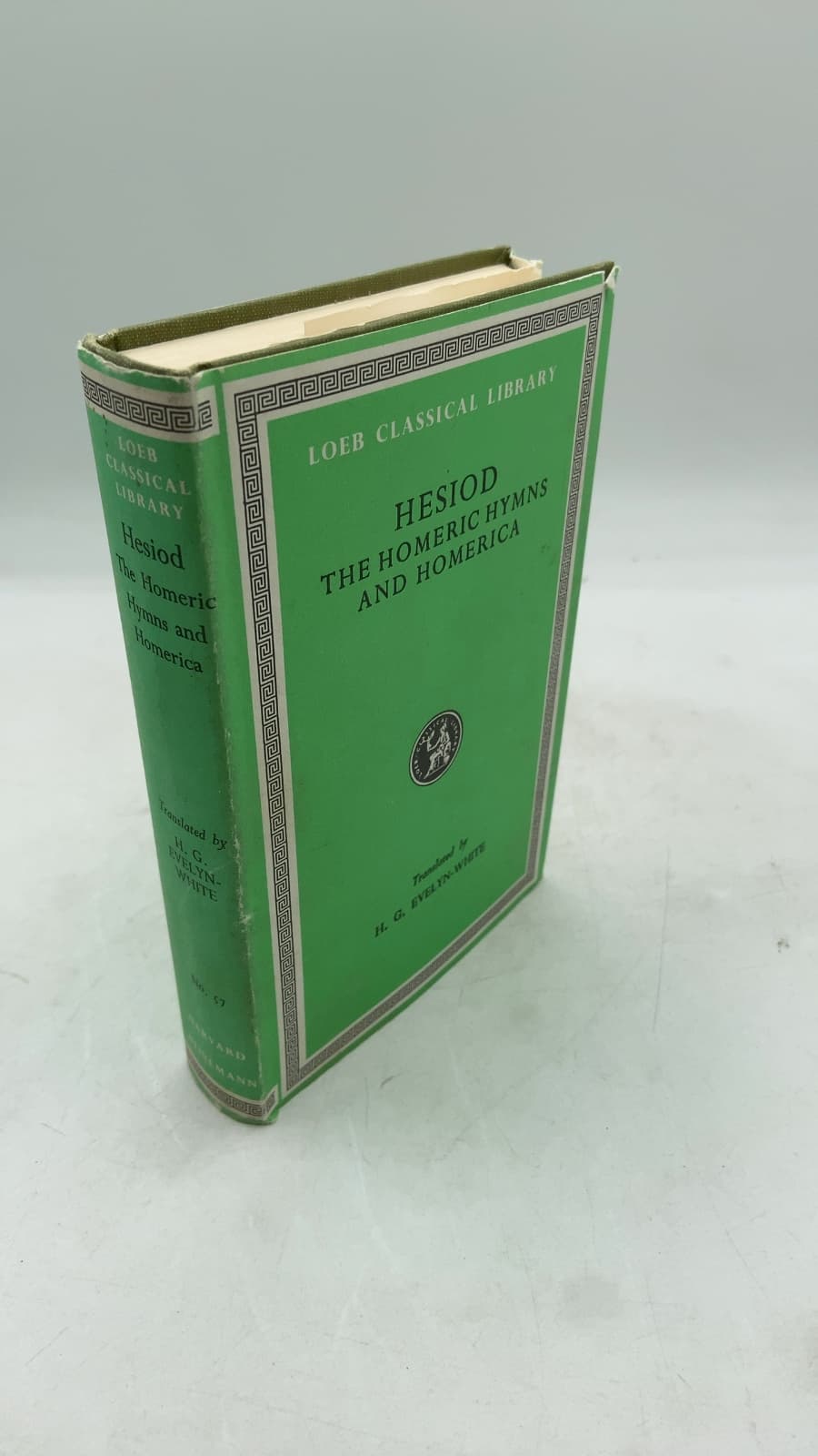 Hesiod The Homeric Hymns and Homerica by Hugh G. Evelyn-White - front cover