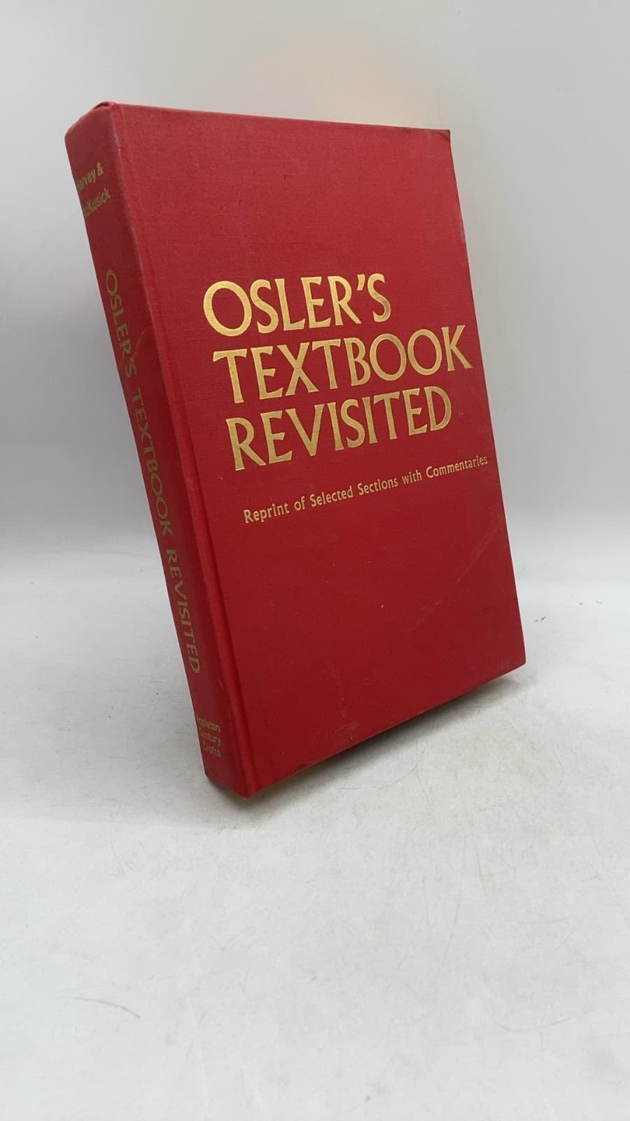 Osler's Textbook Revisited by A. McGehee Harvey & Victor A. McKusick - front cover