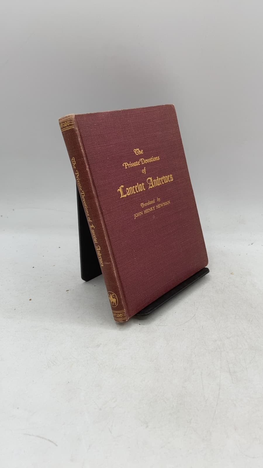 The Private Devotions of Lancelot Andrewes by Lancelot Andrewes (Translated by John Henry Newman) - front cover
