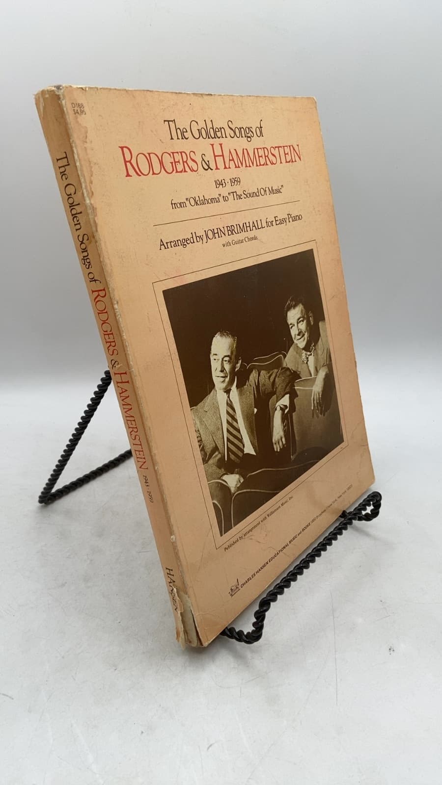 The Golden Songs of Rodgers & Hammerstein 1943-1959 by Rodgers & Hammerstein (Arranged by John Brimhall) - front cover