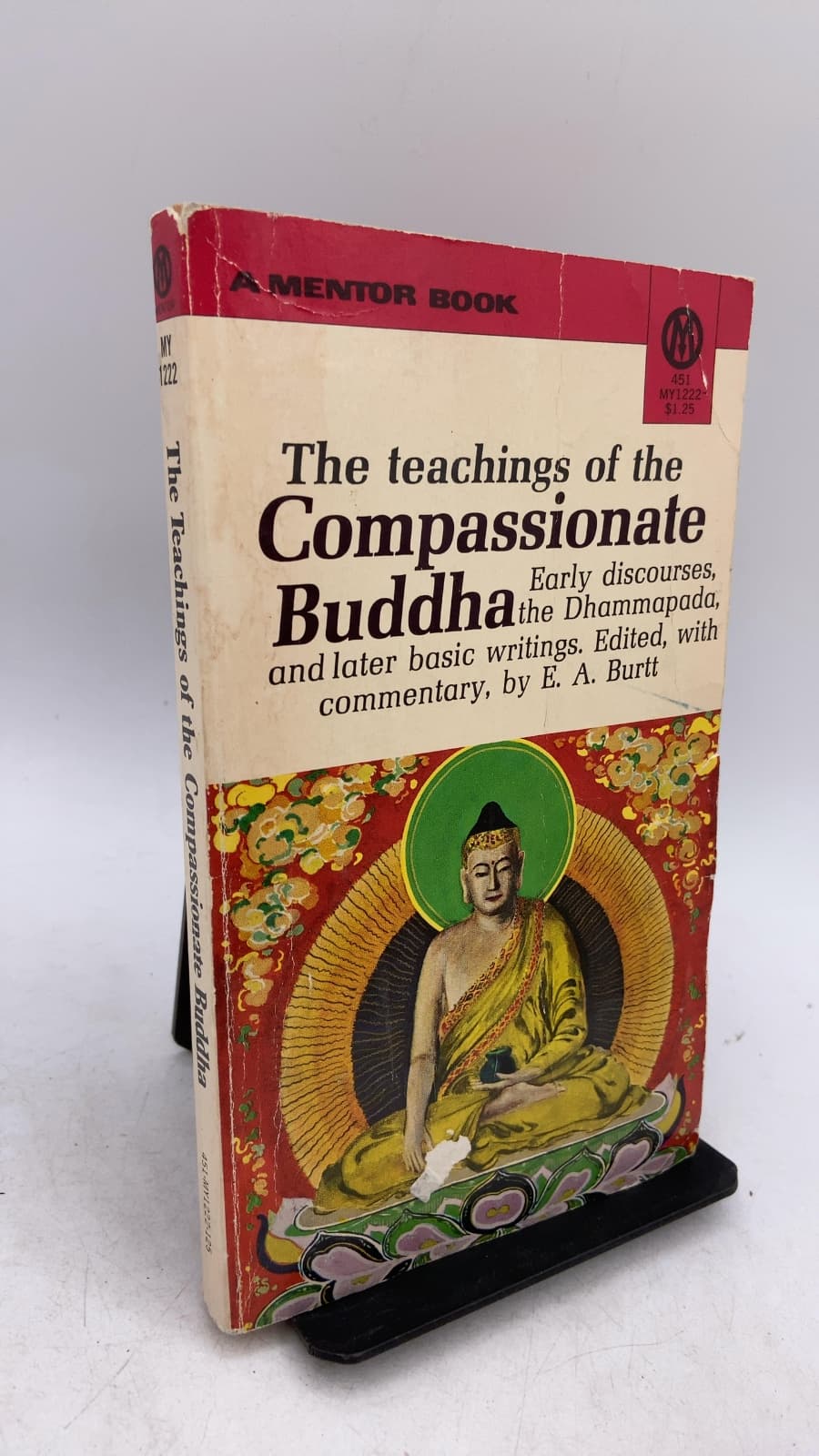 The Teachings of the Compassionate Buddha by E. A. Burtt - front cover