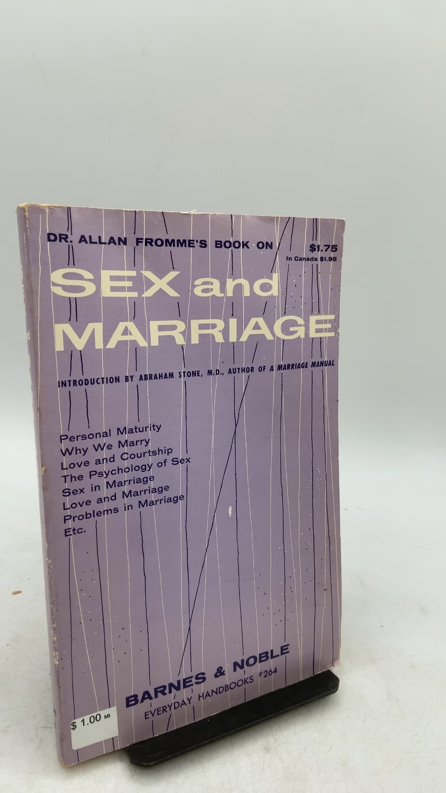 Sex and Marriage by Dr. Allan Fromme - front cover