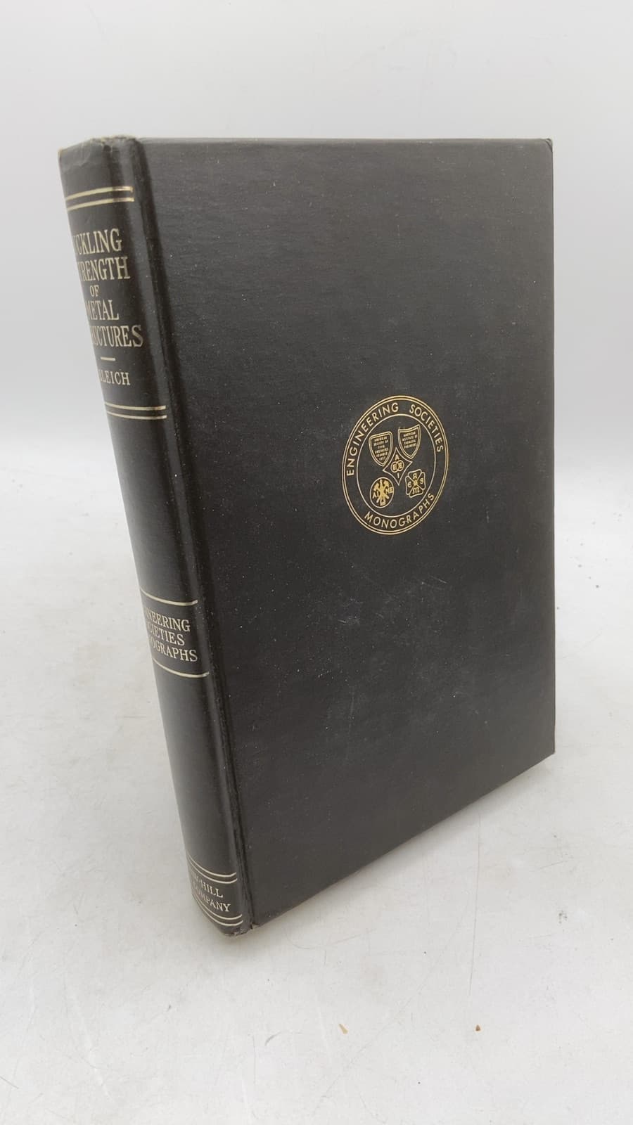 Buckling Strength of Metal Structures by Friedrich Bleich - front cover