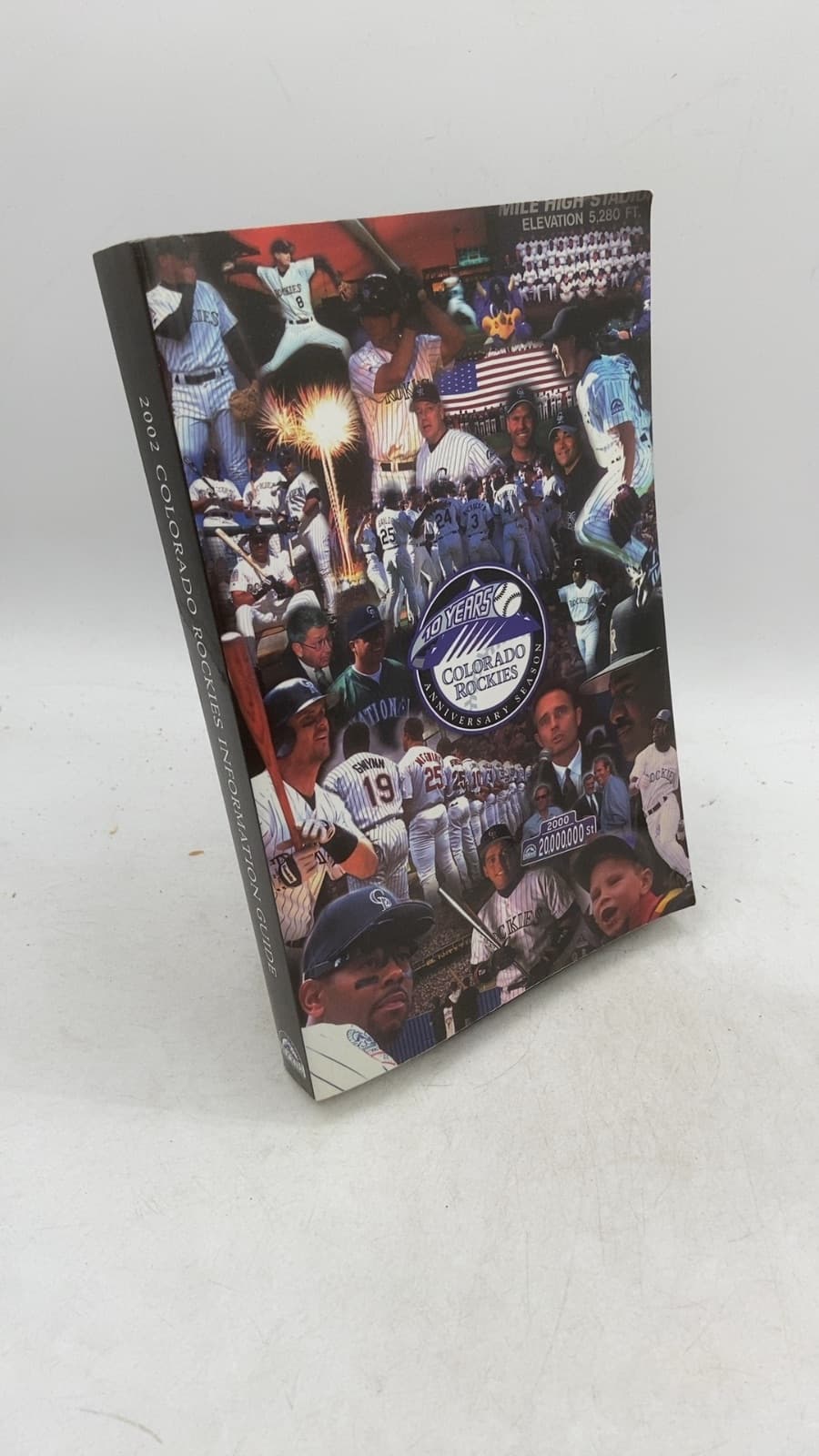 2002 Information Guide by Colorado Rockies Baseball Club - front cover