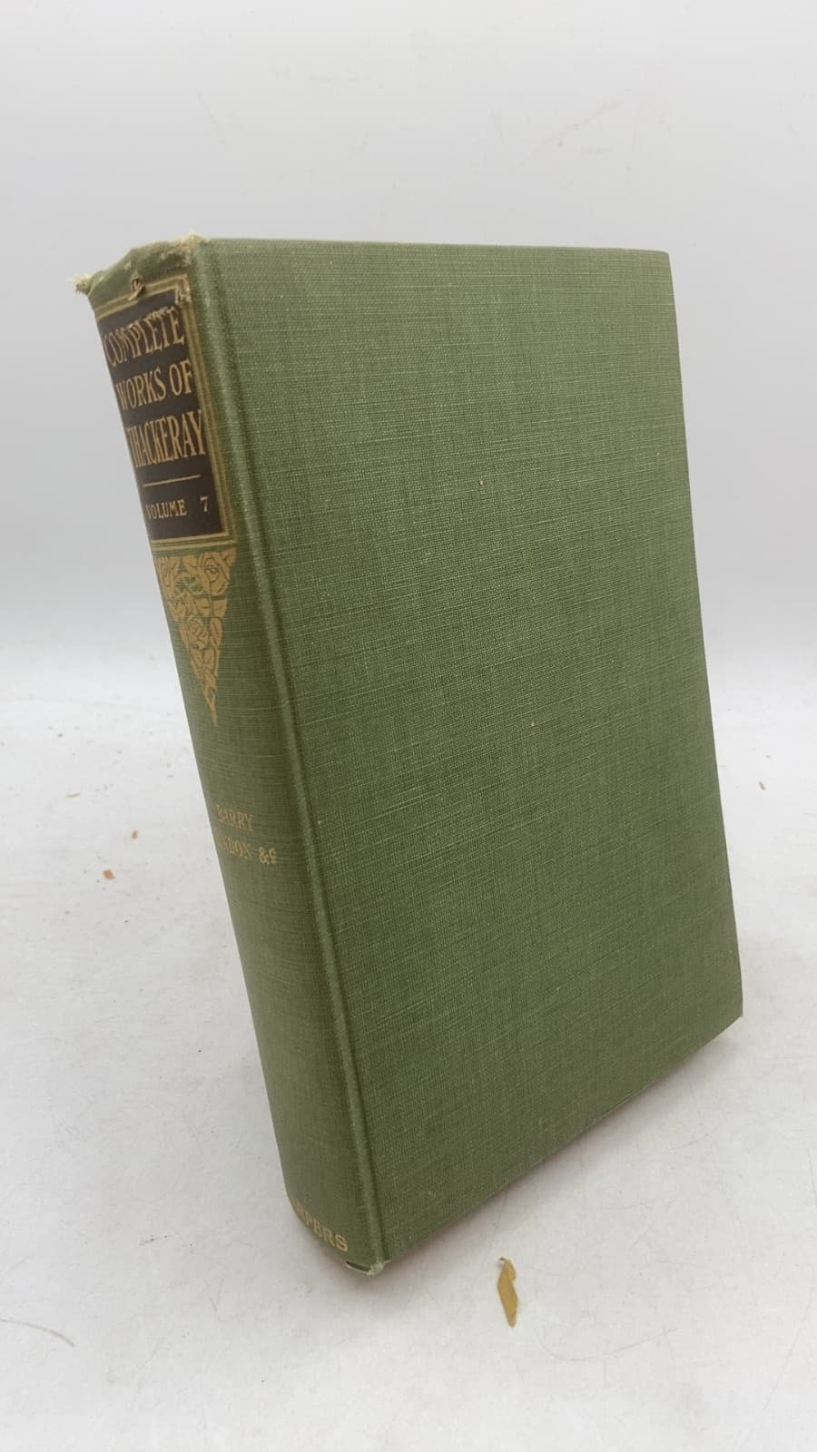 The Complete Works of William Makepeace Thackeray Vol 7: The Memoirs of Barry Lyndon, Esq. & The Fitz-Boodle Papers by William Makepeace Thackeray - front cover
