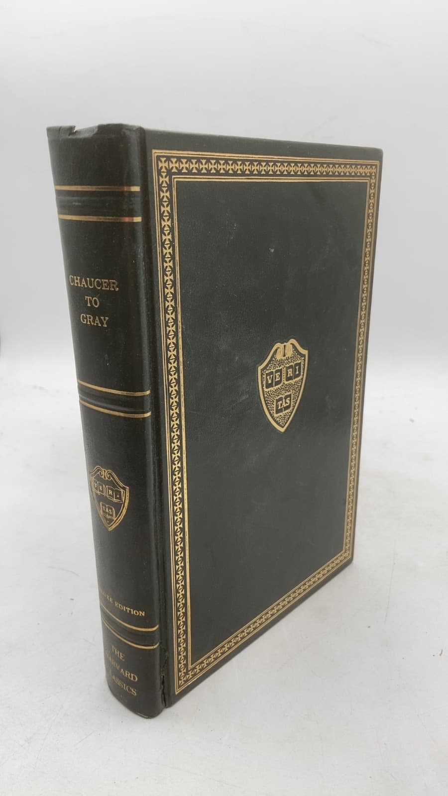 English Poetry in Three Volumes Volume I From Chaucer to Gray by Edited by Charles W. Eliot, LL.D. - front cover