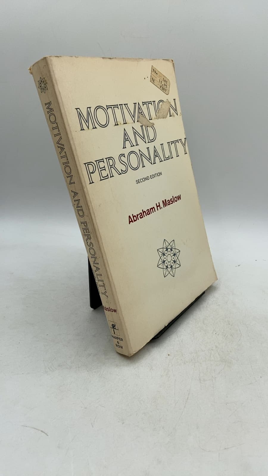 Motivation AND Personality by Abraham H. Maslow - front cover