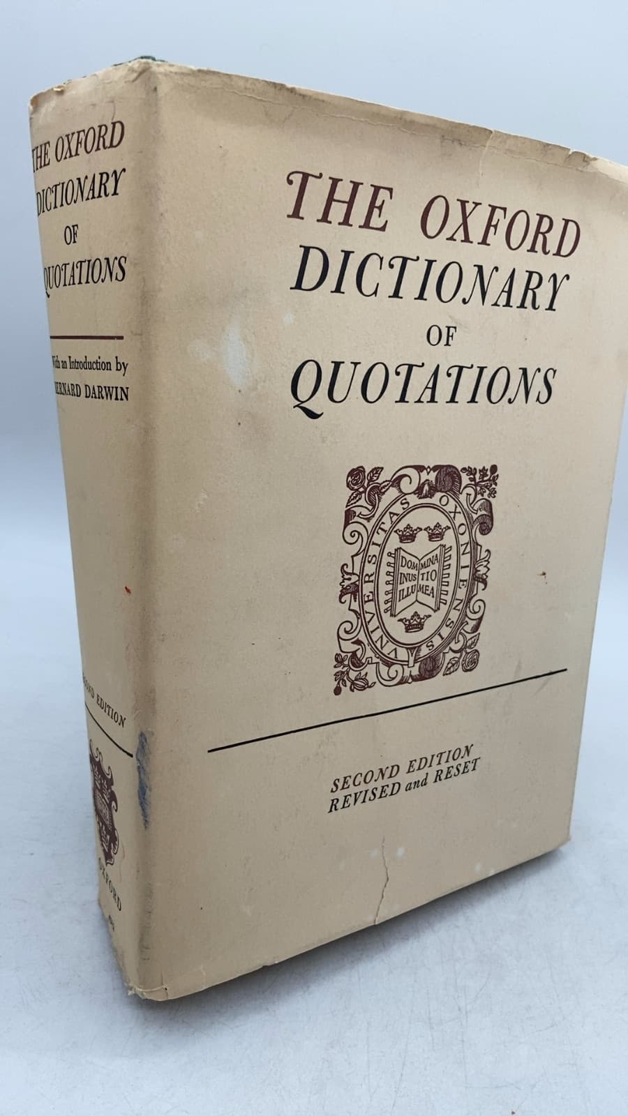 THE Oxford Dictionary OF Quotations by Bernard Darwin (Introduction) - front cover