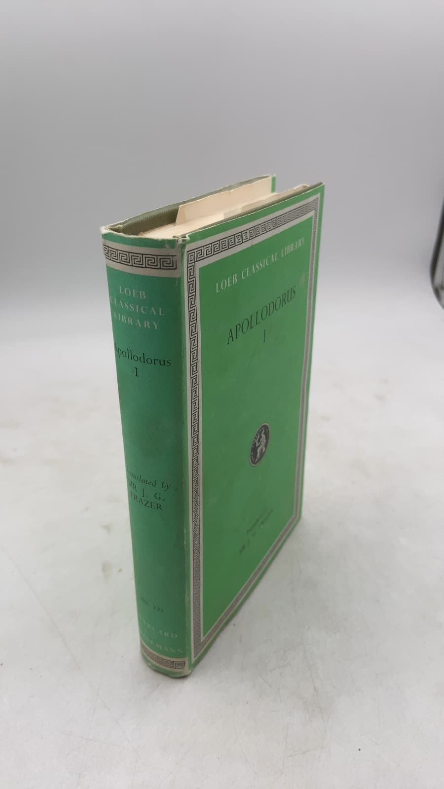 Apollodorus: The Library, Volume I by Apollodorus (Translated by Sir James George Frazer) - front cover