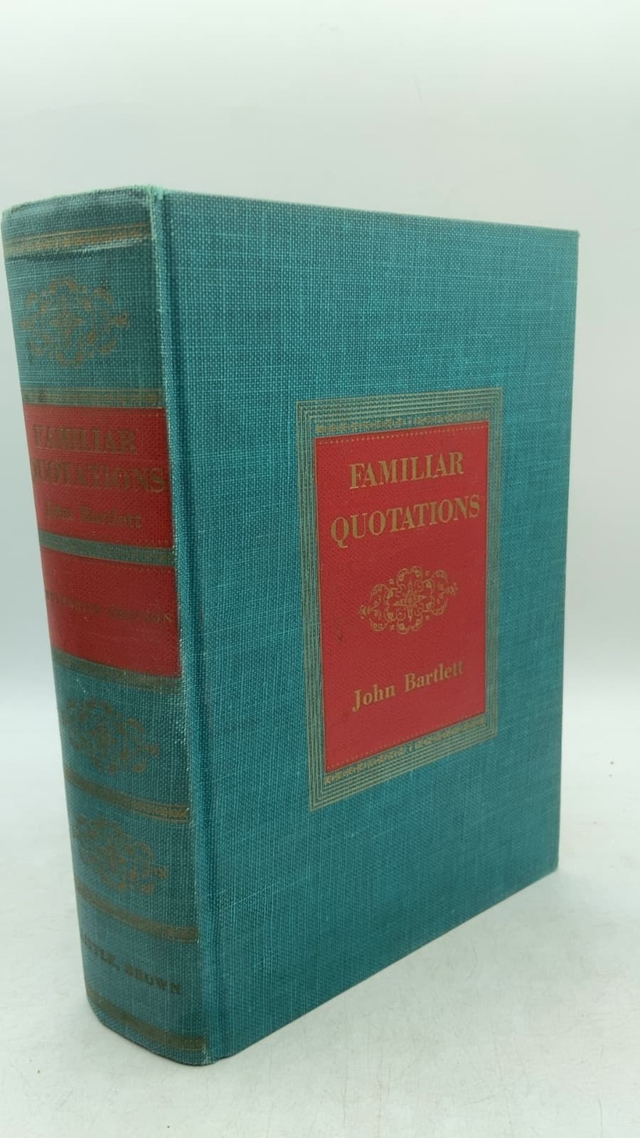 Familiar Quotations by John Bartlett - front cover